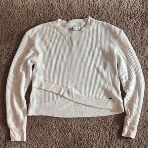 Hollister Off-White Textured Knit Top